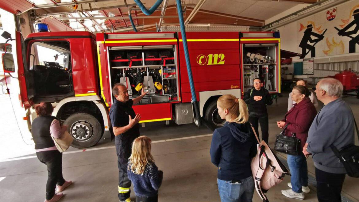 Ukrainischer Besuch am Feuerwehrhaus
