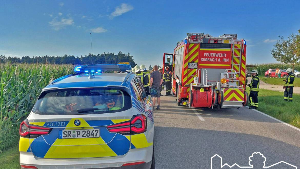 16.08.2023 – Verkehrsunfall mit eingeklemmter Person