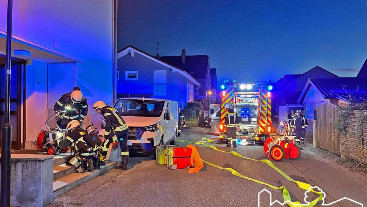 06.10.2023 – Küchenbrand – Person in Gefahr