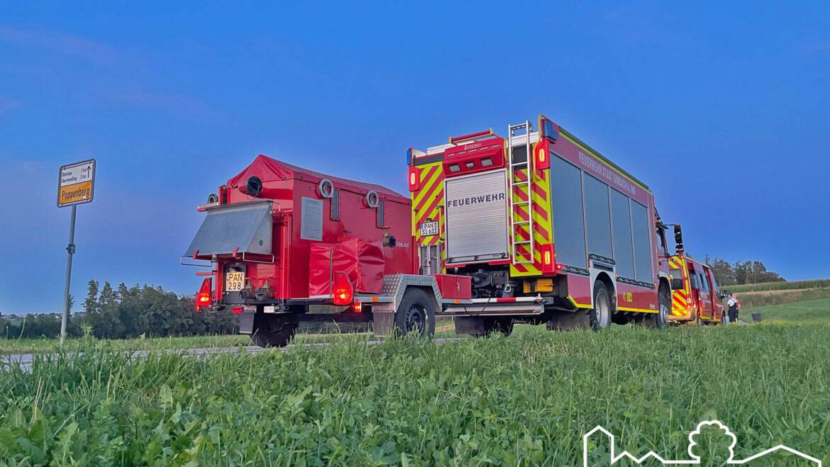 11.08.2024 – Heizöl in Keller: Anforderung Ölwehrzug