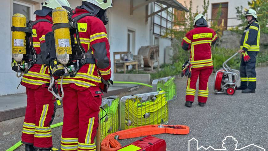 Zugübung: Zimmerbrand im Dachgeschoss