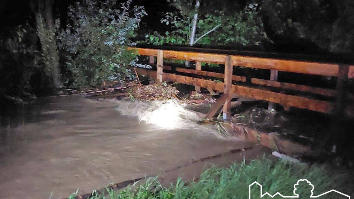 26.07.2025 – Brücke überspült