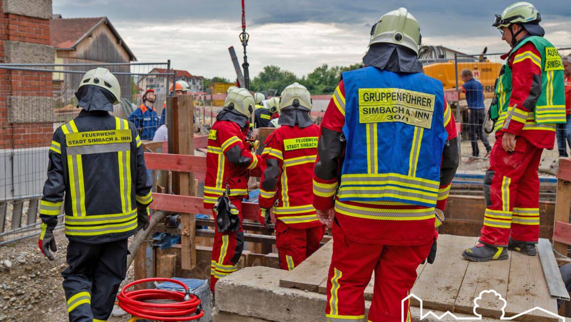 Angenommener Tiefbauunfall in der Bachstraße