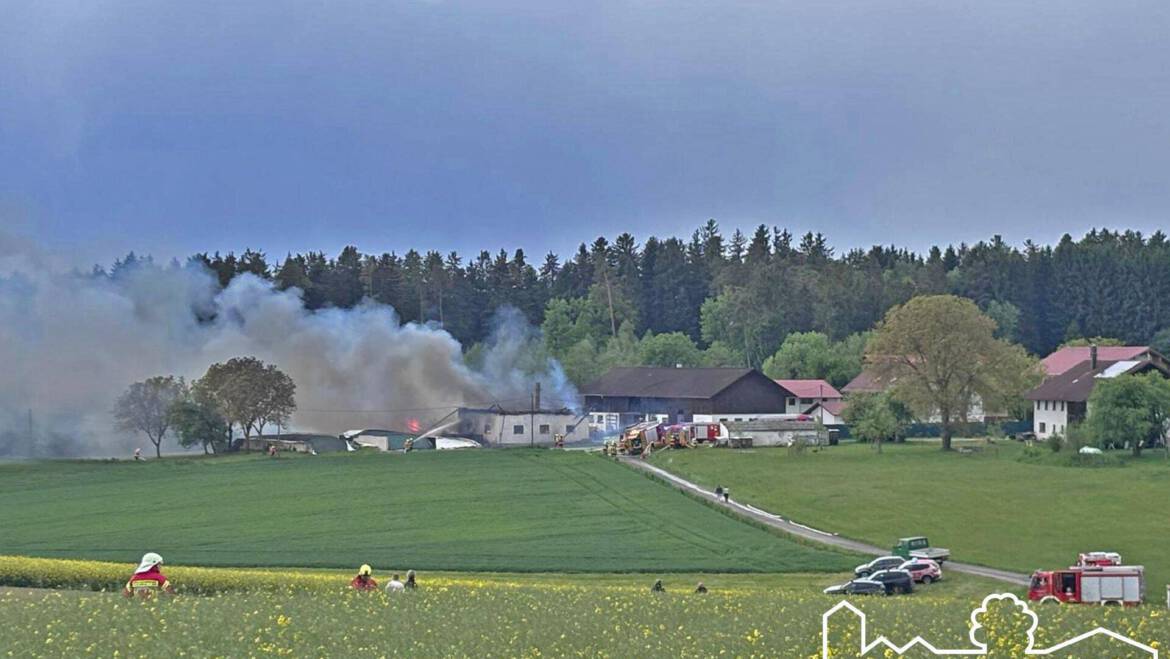 12.05.2026 – Brand landwirtschaftliches Anwesen