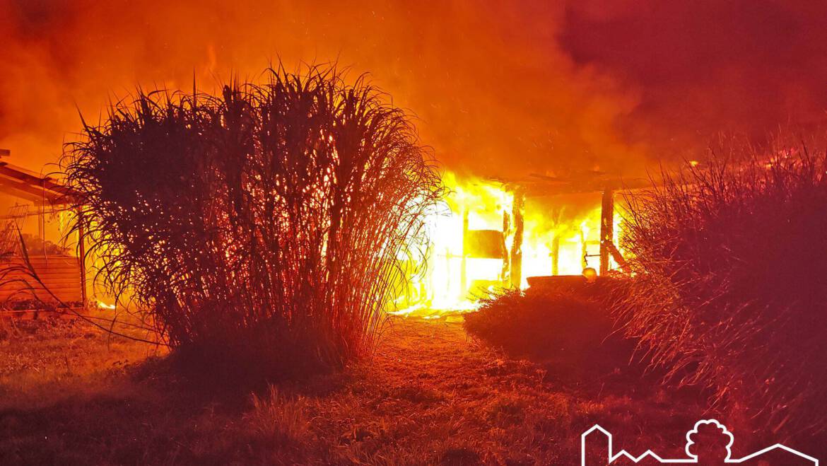 19.09.2026 – Vollbrand einer Gartenhütte